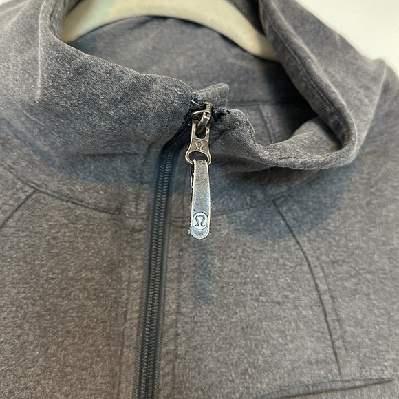 VTG Lululemon Full Zip 3/4 Sleeve Thick Sweater Jacket - Picture 3 of 6